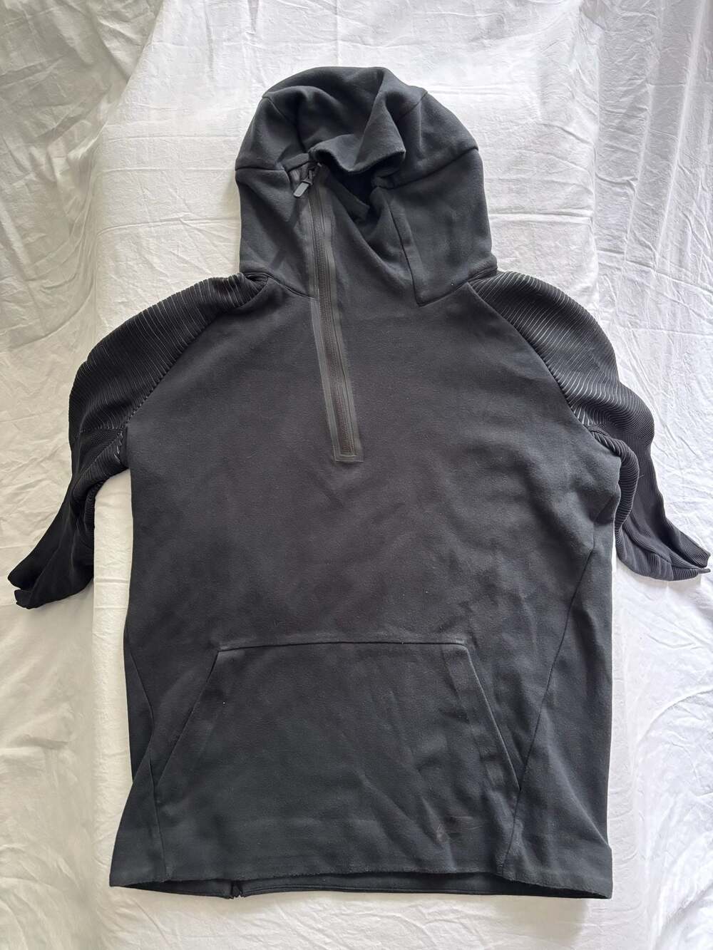 Nike Sportswear Tech Fleece 805655-010 Asymmetrical 1/4 Zip Hoodie